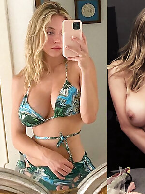 Sydney Sweeney Loves Taking Selfies Of Her Tits